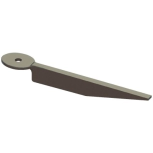 Fiche acier zingué bg droite 14 10