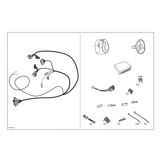 faisceau jaeger 13b fourgons jumper/ducato/boxer entre le 06/06-01/11 - jaeger