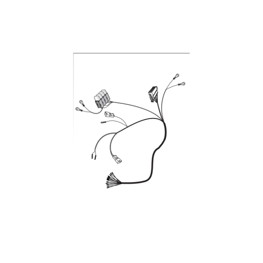 Faisceau Jaeger 13B Crafter/TGE Connectivité remorque 13 broches sans précâblage - Jaeger