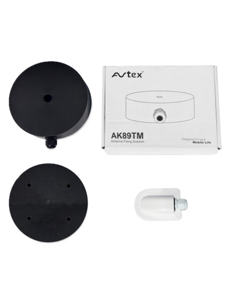Base Fixation Antenne 5G Avtex Fixation Robuste Camping-car - Avtex