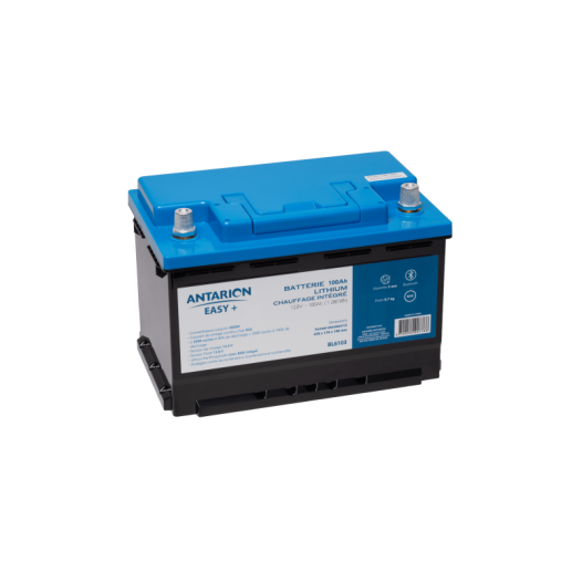 batterie lithium connectã©e 100ah easy avec chauffage + l3 format - antarion easy +