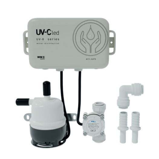kit unite uv-c led uv-8 safe - wm aquatec
