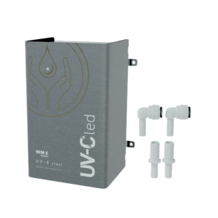 kit unite uv-c led uv-8 steel - wm aquatec
