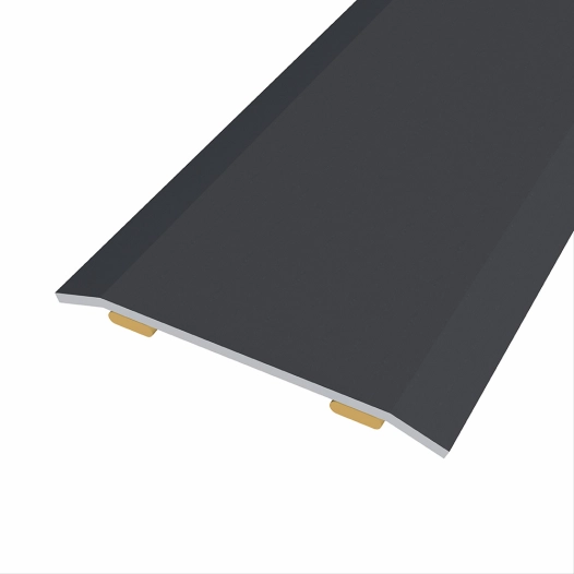 joint acier pour même niveau, 40 x 3,5 mm, adhésif, flooring, noir, 83 cm