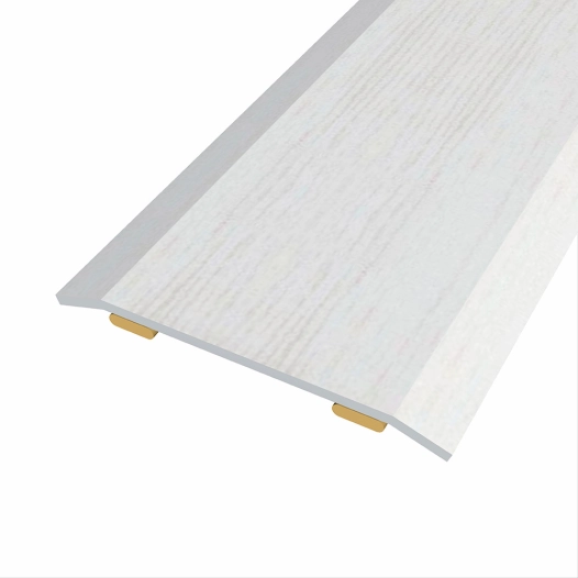 joint d'acier pour même niveau, 40 x 3,5 mm, adhésif, flooring, chêne gris clair, 166 cm