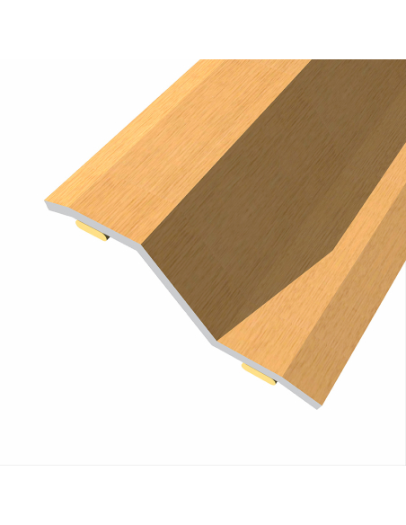 Barre de Seuil Adhésive Chêne Variable Niveau variable 8-14mm, adhésive, acier - BAGLINOX
