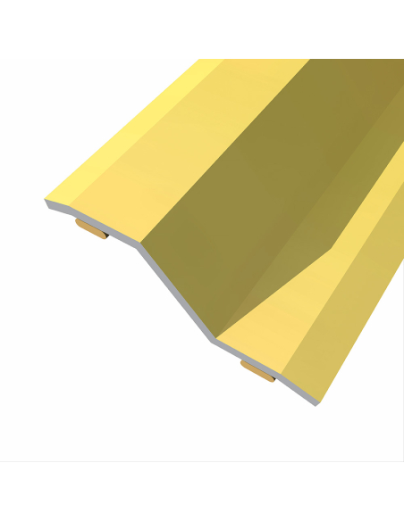 Barre de seuil adhésive dorée Ajustable 8-14mm, acier, adhésive, dorée - BAGLINOX