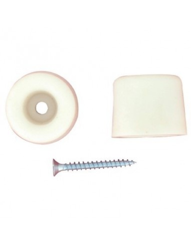 Butoir de porte blanc Protection murale discrète et efficace - PVM