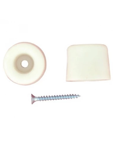 Butée caoutchouc fixation sol 2