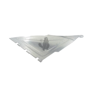 plaque de convoyeur d'herbe sur tondeuse np53, origine stiga.