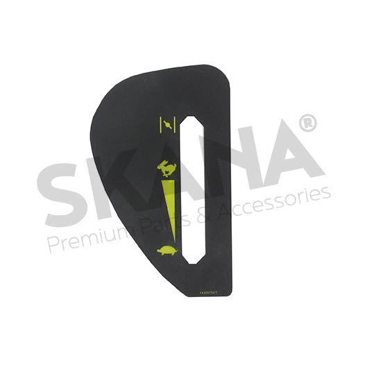 autocollant d'accélération pour autoportés, origine stiga. 114356754/1, 1143567541