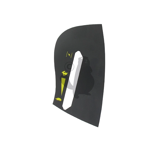 autocollant d'accélérateur pour microtracteur, origine stiga.