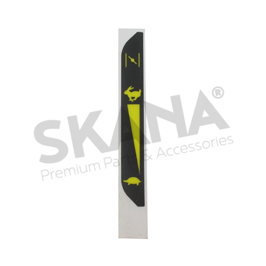 autocollant indicateur manette d'accélérateur sur modèle sd. origine stiga.