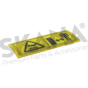 autocollant surface chaude, origine stiga. 114364961/3, 1143649613