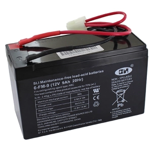 batterie stiga, 9ah origine 118120071/0, 118120070/0, 118120010/0, 1181200710, 1181200700, 1181200100.