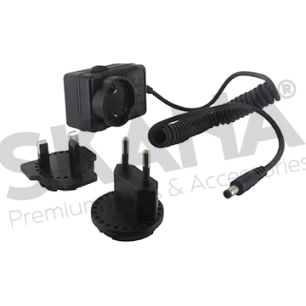 chargeur de batterie li-ion (prise eu+uk), origine stiga. 118204152/0, 118551478/0, 1182041520, 1185514780.