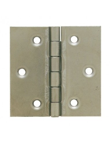 Charnière Bordelaise Carrée Acier 60x60 Robustesse et style bordelais pour vos portes. - MONIN
