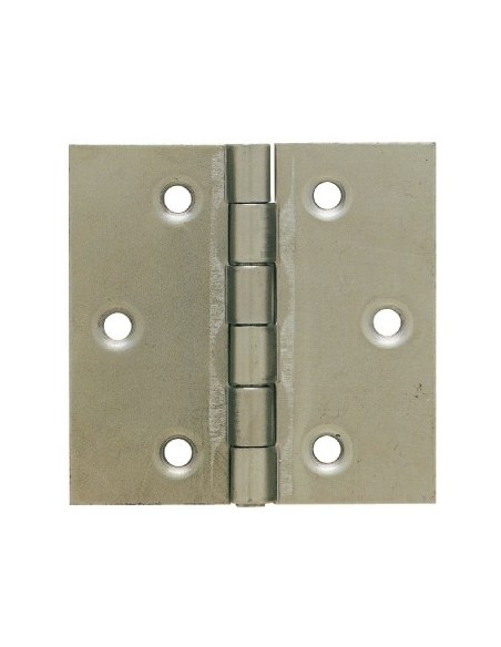 Charnière Bordelaise Carrée Acier 60x60 Robustesse et style bordelais pour vos portes. - MONIN
