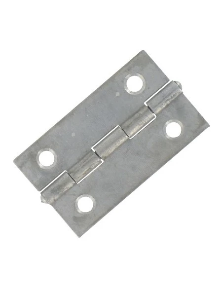Charnière rectangulaire simple feuille s acier décapé 25 x 18