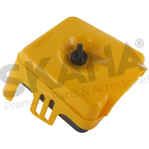 ensemble boitier de filtre à air de couleur jaune. origine stiga.