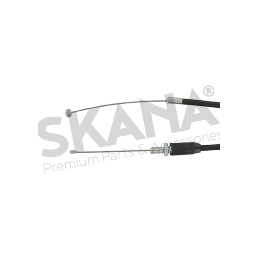 câble d'accélérateur souple avec gaine et écrou de réglage pour tb320d, tb420d . origine stiga.