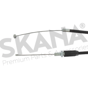 câble d'accélérateur souple avec gaine et écrou de réglage pour tb320d, tb420d . origine stiga.