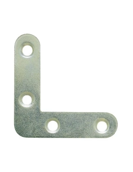 Equerre plate bout rond s 10 x 1,5 40 x 40