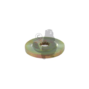 rondelle inférieure de blocage de lame sur renvoi d'angle, origine stiga.