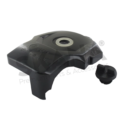 capot de filtre à air noir pour tronçonneuse modèles a305, ep2525, spr255. origine stiga.