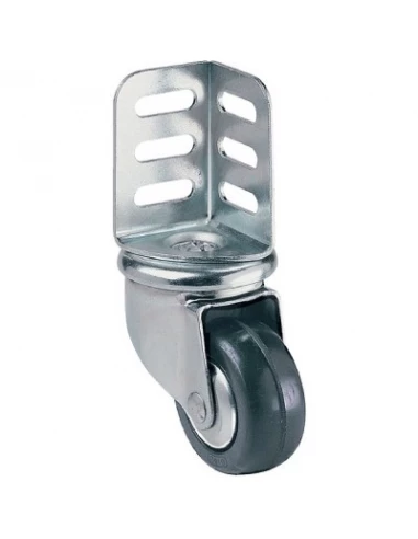 Roulette angulex pivotante à cornière 69 x 50 50