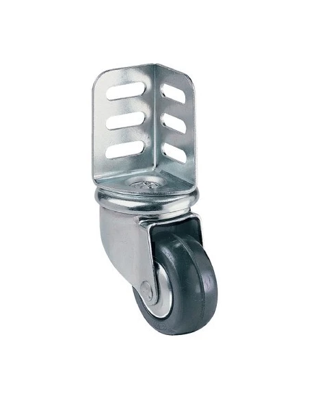 Roulette angulex pivotante à cornière 69 x 50 50