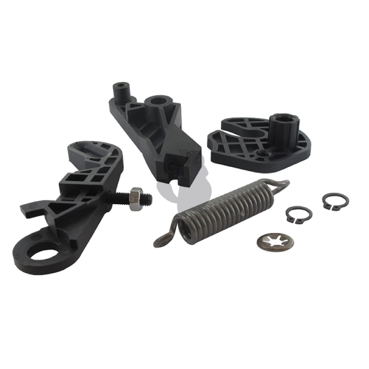 ensemble de levier de commande sur boitier de transmission pour el63 origine stiga.