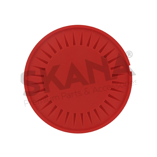 enjoliveur pour roue, diamétre 145mm de couleur rouge. origine stiga.