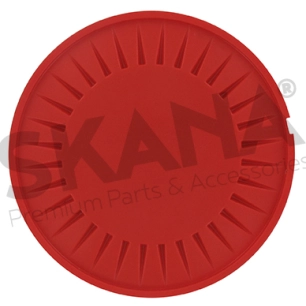 enjoliveur pour roue, diamétre 145mm de couleur rouge. origine stiga.