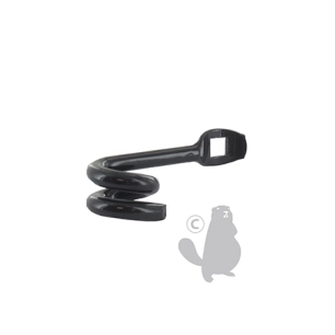 guide pour corde de lanceur, montage sur mancheron. origine stiga.