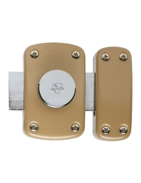 Verrou à bouton intérieur sans cylindre série cyclop verni