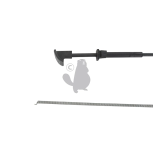 câble de starter, longueur gaine 850mm. origine stiga.