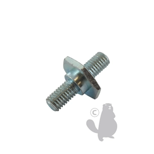 axe épaulé et fileté pour support de tension de courroie de transmission pour modèle f72. origine stiga.