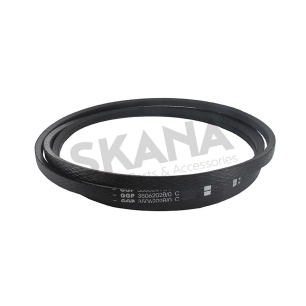 courroie lisse trapézoïdale pour coupe sur modèle ts108 origine stiga. alternative a84.