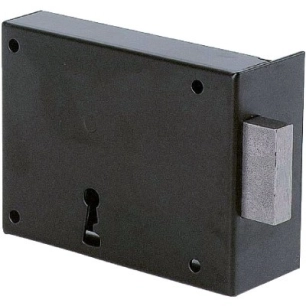 Serrure en applique pêne dormant 110 x 83 gauche