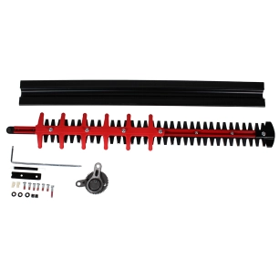 jeu de lames supérieure et inférieure pour taille-haies cramer, modèle 82hd61. origine: r0103703-00, r010370300.