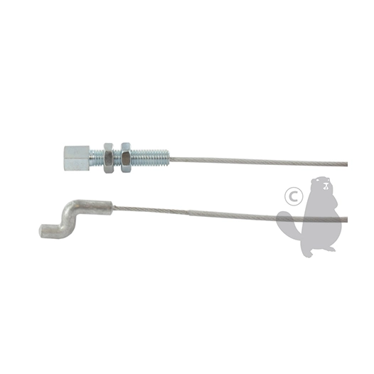 câble soulèvement gauche castelgarden pour modèles: tc102/122 depuis 2000 - origine: 82004605/0, 182004605/0 - longueur de câble