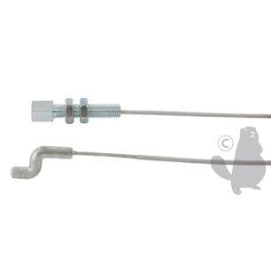 câble soulèvement gauche castelgarden pour modèles: tc102/122 depuis 2000 - origine: 82004605/0, 182004605/0 - longueur de câble