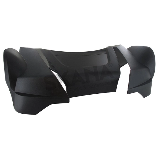 capot frontal noir pour tondeuse nt53, origine stiga.