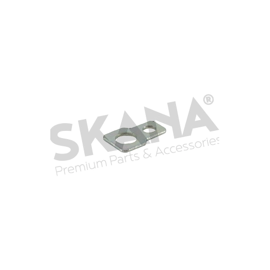 plaque de fixation d'armature de bac de tondeuse, origine stiga.