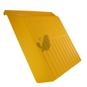 déflecteur arrière jaune pour tondeuse origine stiga.