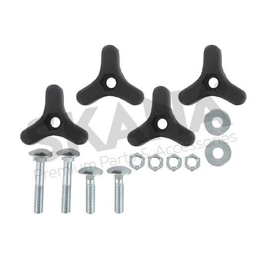 kit visserie pour mancheron de tondeuse, origine stiga. 381008730/0, 3810087300