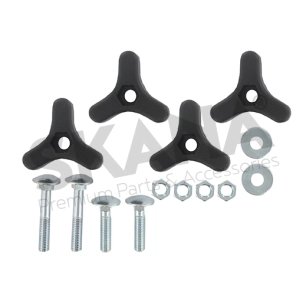 kit visserie pour mancheron de tondeuse, origine stiga. 381008730/0, 3810087300