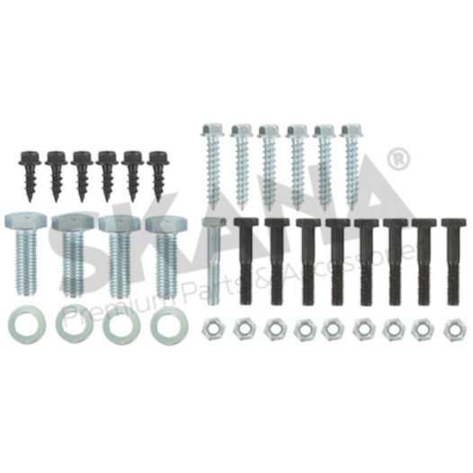 sachet de visserie pour bac de microtracteur modèle mp84. origine stiga.