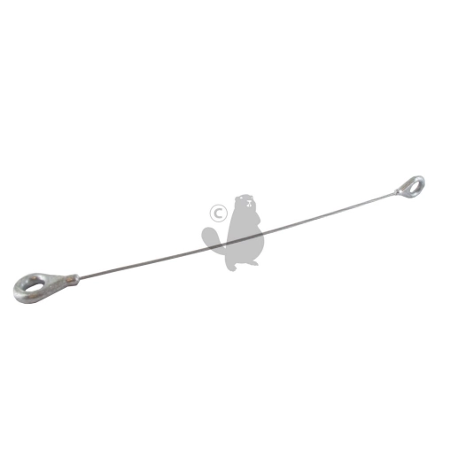 câble avec oeillet pour fixation sur panneau arrière